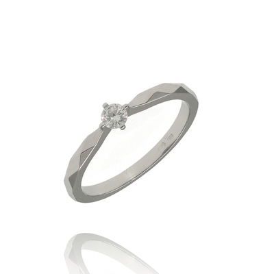 Fehér arany gyűrű 56-os méret (B42197_3I)